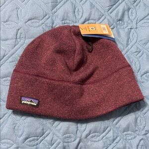 Patagonia Maroon Knit Beanie